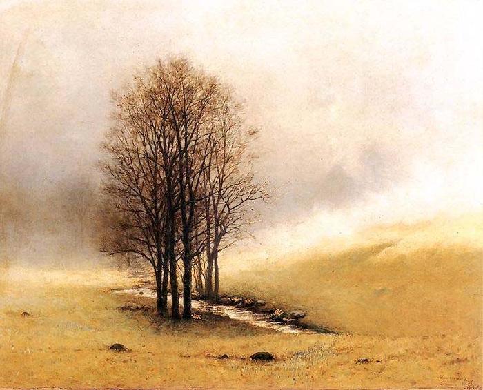 Stanislaw Witkiewicz Springtime fog. Sweden oil painting art
